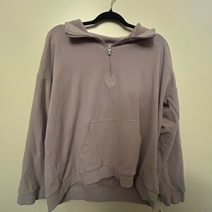 lavender quarter zip